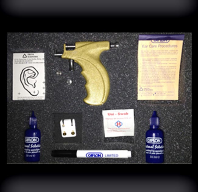 Modern, safe sterilised ear piercing from UK Modern, safe sterilised ear piercing from UK